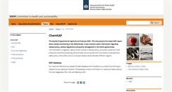 Desktop Screenshot of chemkap.rivm.nl