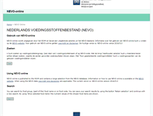 Tablet Screenshot of nevo-online.rivm.nl